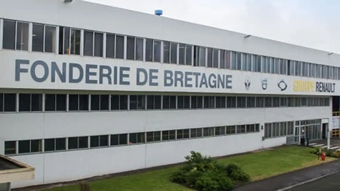 Fonderie de Bretagne, filiale du Groupe Renault, est implantée depuis 1965 près de Lorient - Renault