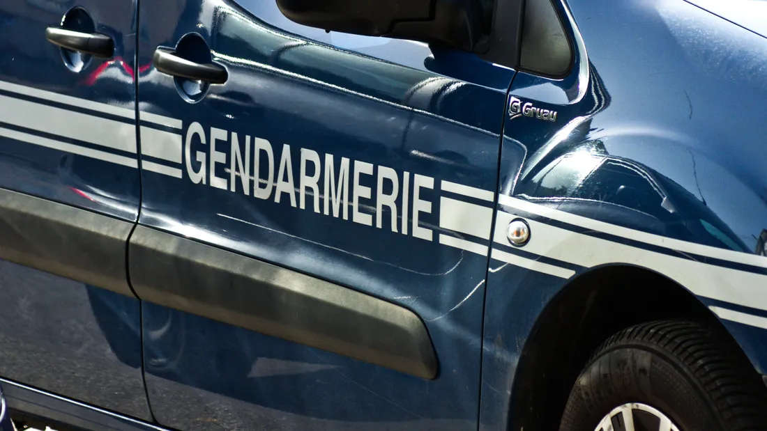 Un véhicule de gendarmerie, illustration