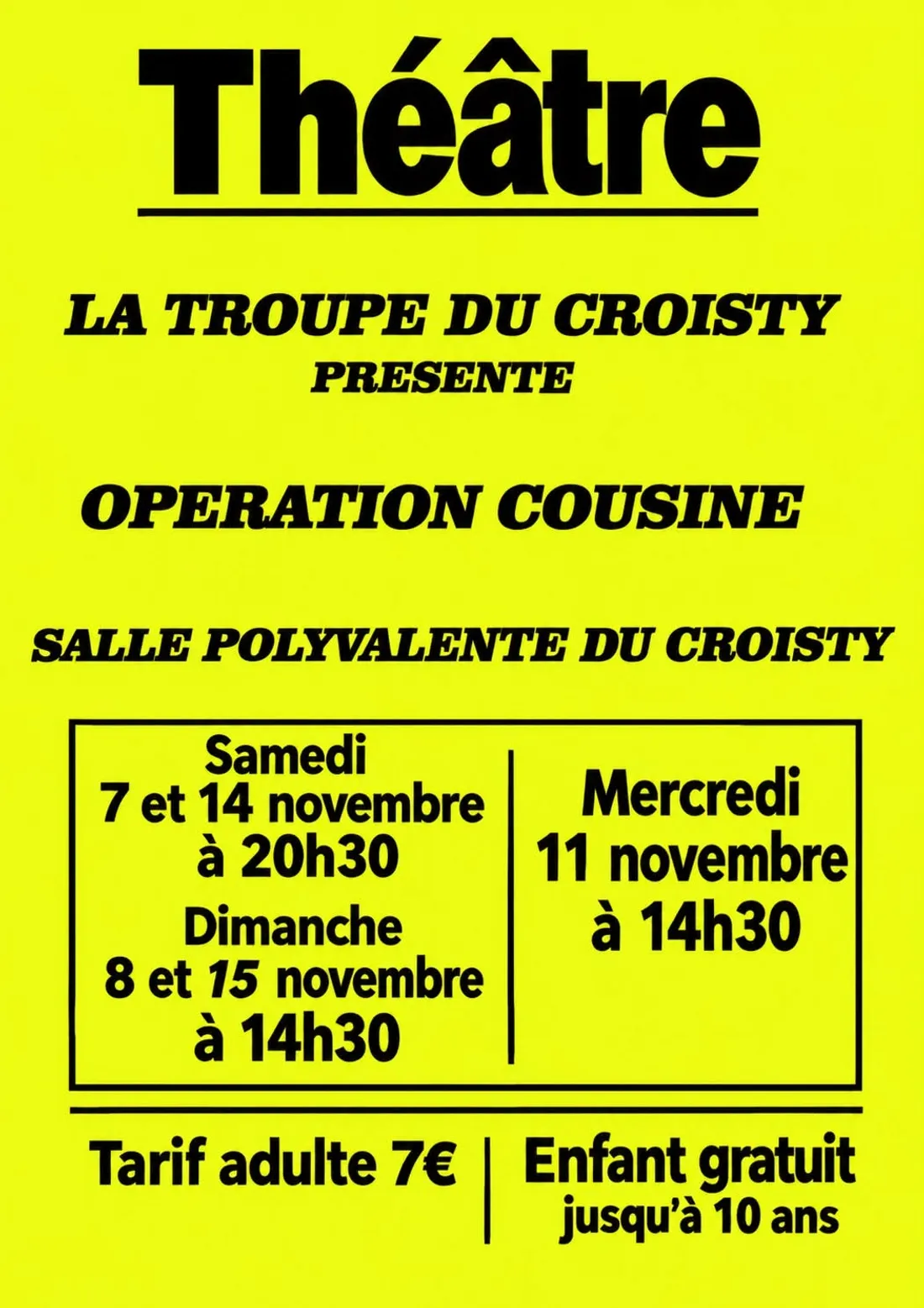 « Opération Cousine »