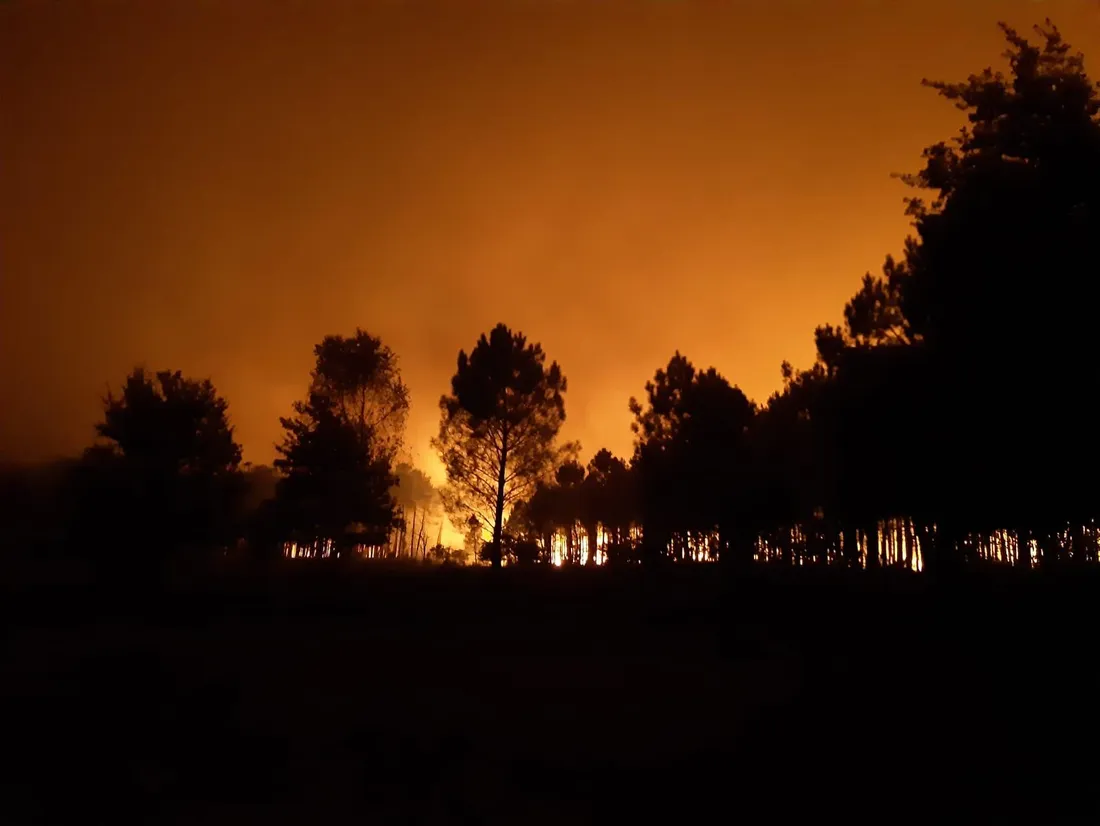 Le feu de Saumos, illustration