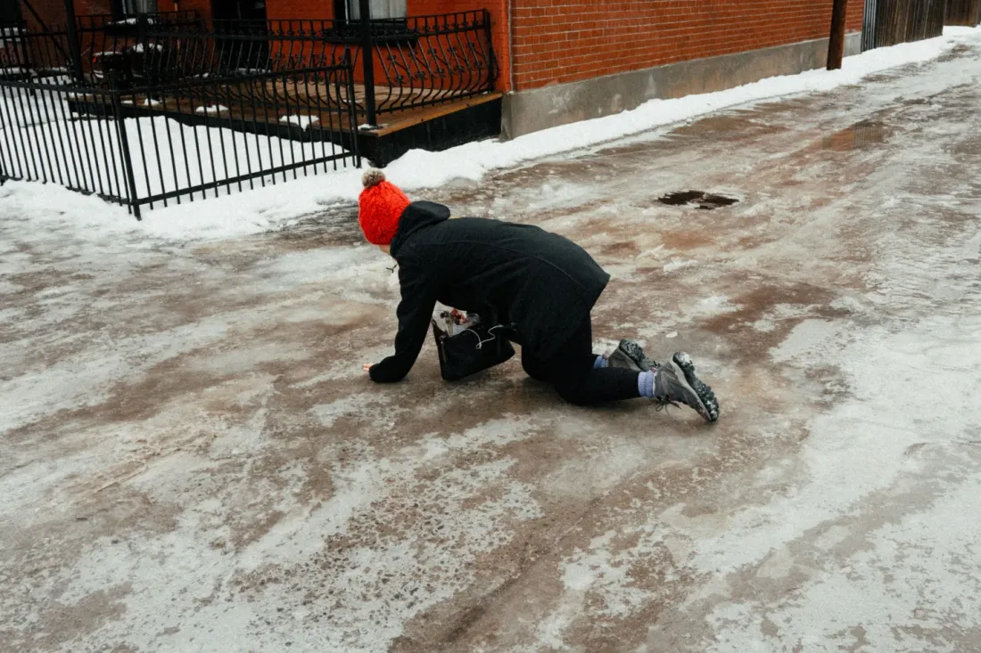 De la pluie verglaçante annoncée.
