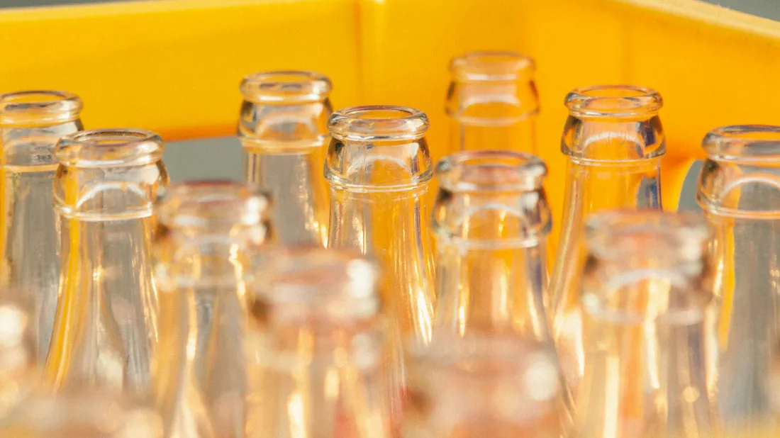 bouteilles en verre