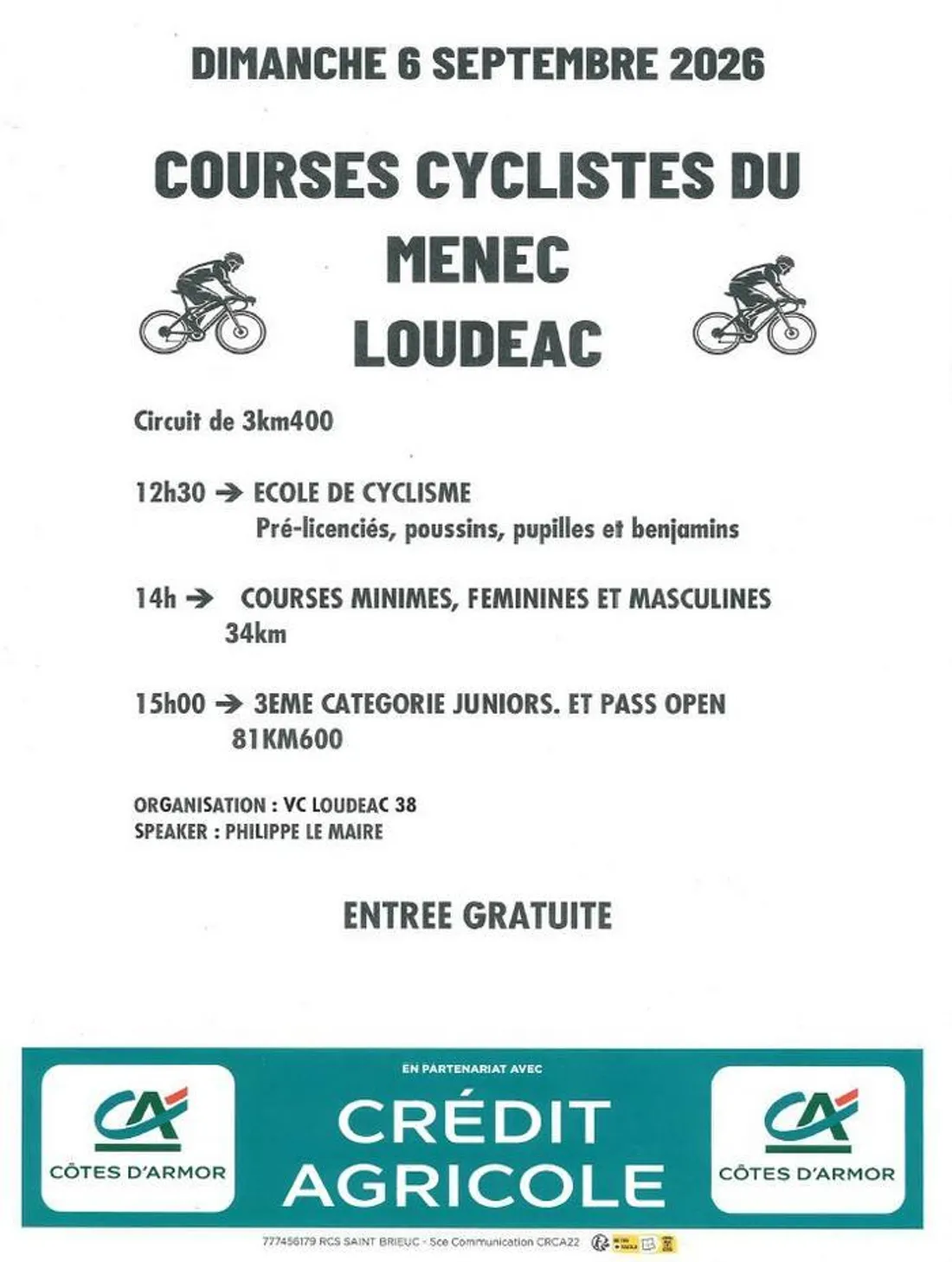 le-menec-6-septembre-2026-infos-de-courses-cyclistes