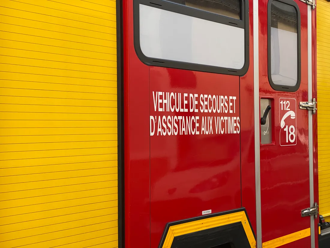 Un véhicule de pompiers, illustration