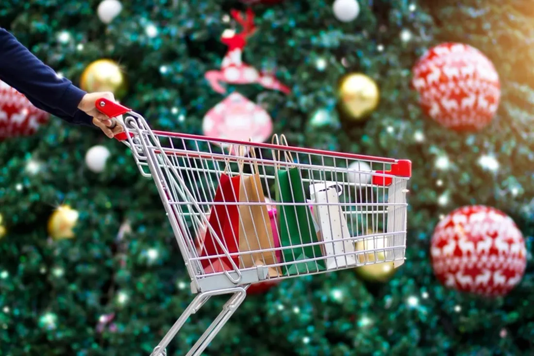 Courses achats de Noël 