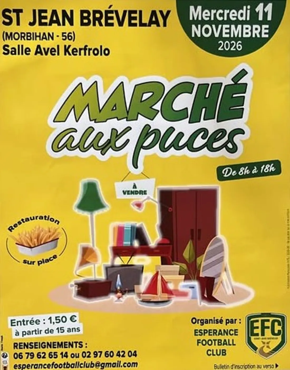 Troc et puces à Saint-Jean-Brévelay