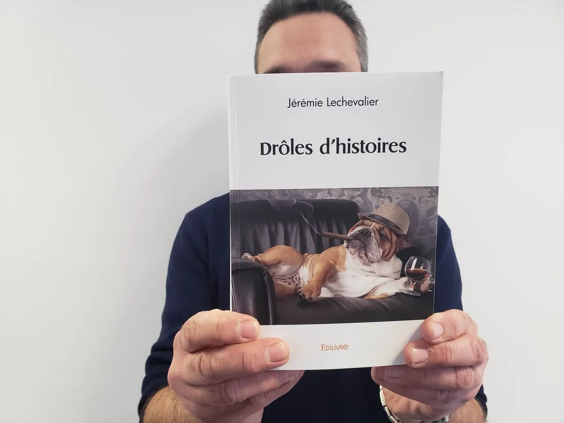 Jérémie Lechevalier avec son livre