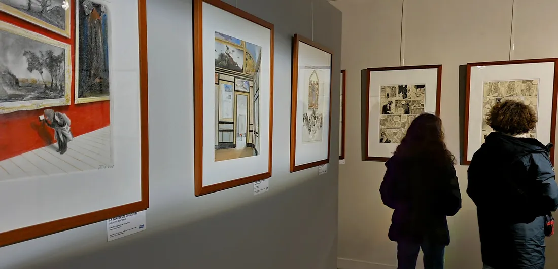 L'exposition consacrée à David Prudhomme est visible jusqu'au 29 mars 2025 à Blois.