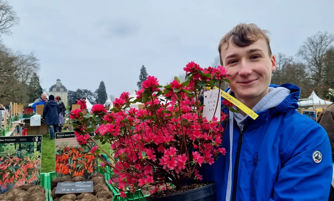 Emile, 17 ans, s'est découvert une véritable passion pour l'horticulture !