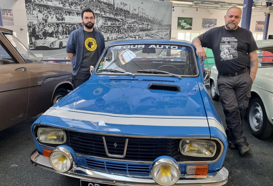 Christophe Gonny et Geoffrey Trémoreux au volant de cette belle exposition au musée Matra.