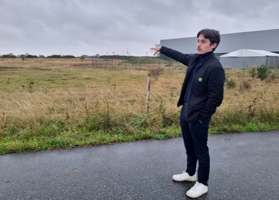 Noé Petit est à la tête de l'association "A bas le béton".