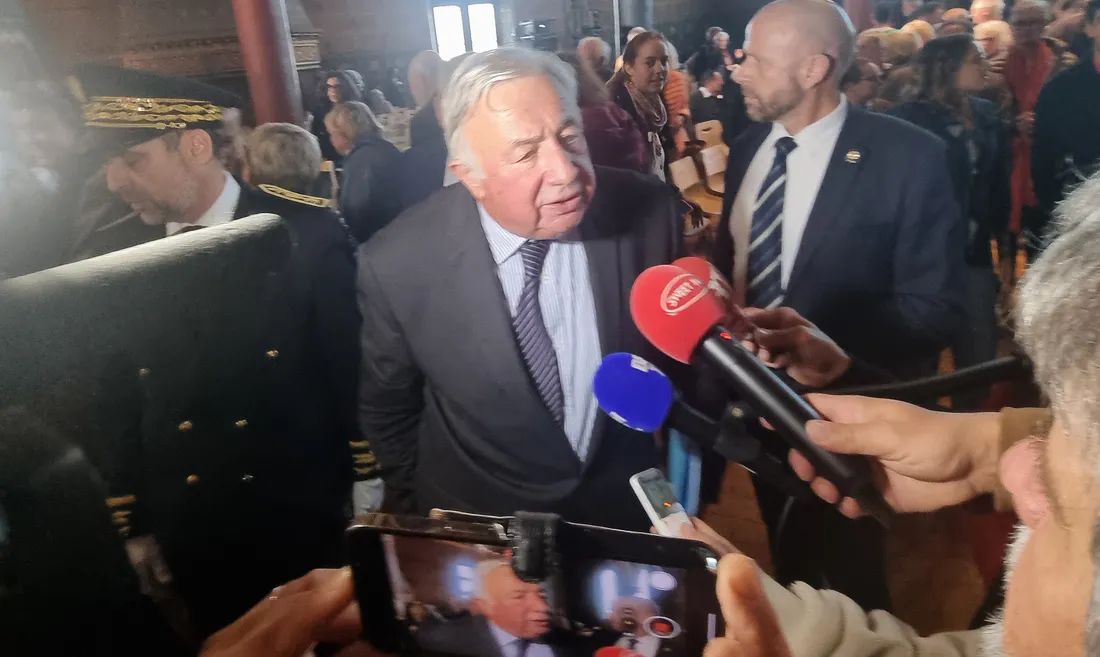 Le président du Sénat Gérard Larcher était à Blois ce samedi 11 octobre.