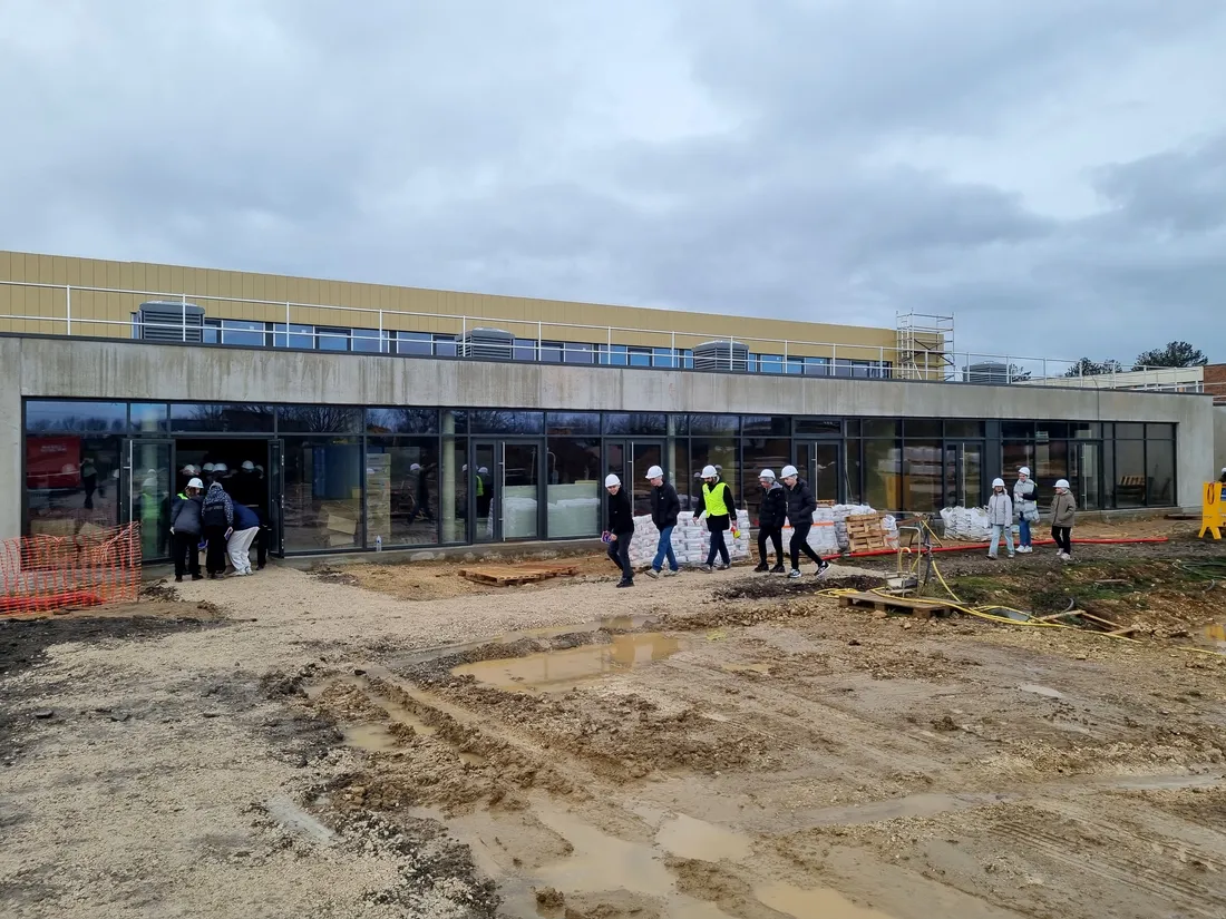 Les travaux sont arrêtés jusqu'à nouvel ordre sur le CFA Interprofessionnel de Blois.