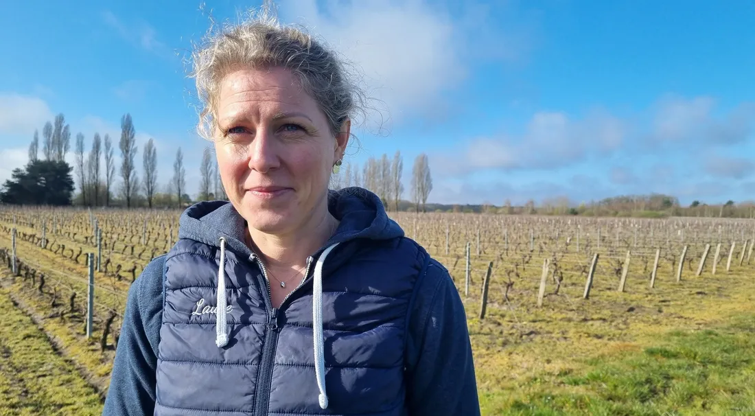 Laure Dubreuil, présidente régionale du groupement des vignerons indépendants du Centre Val-de-Loire