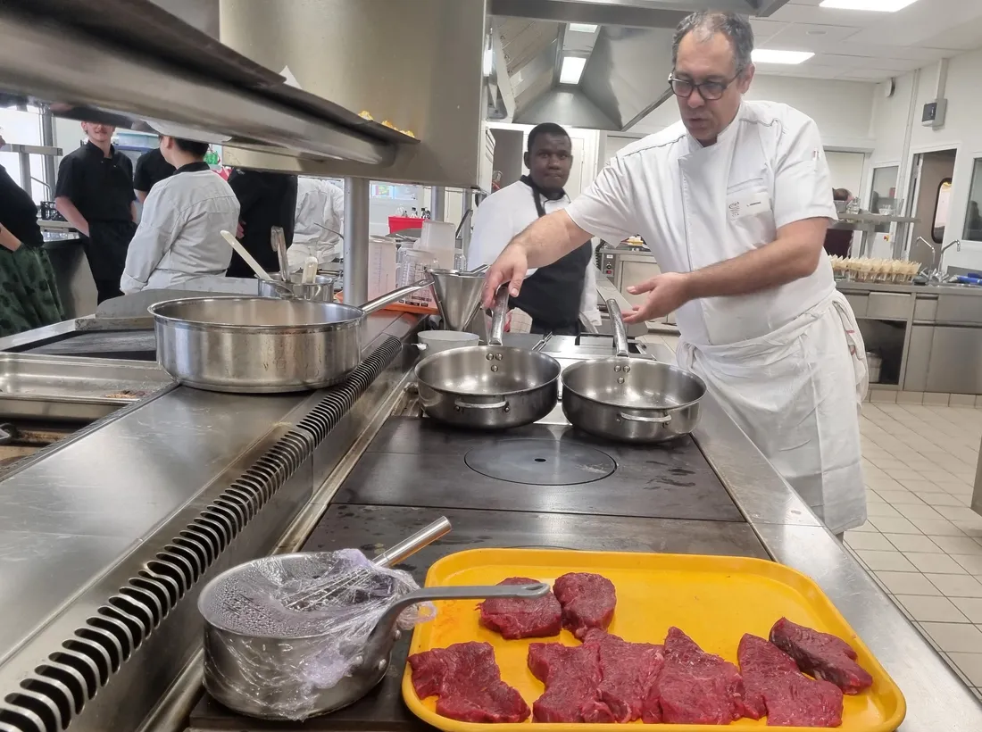 Une viande rare à l'épreuve des fourneaux des jeunes professionnels à Blois...