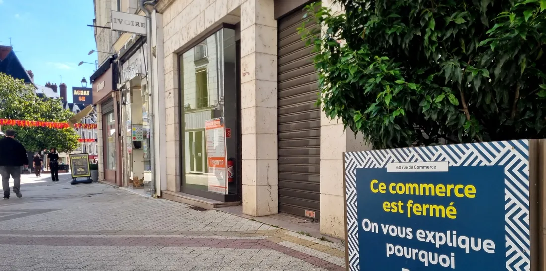 A Blois, certains immeubles de la rue de Commerce sont sous le coup d'un arrêté de péril.