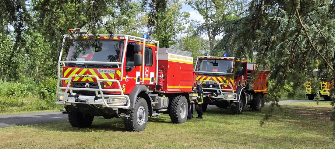 Les pompiers du 41 sur plusieurs fronts d'incendies ce soir en Loir-et-Cher.