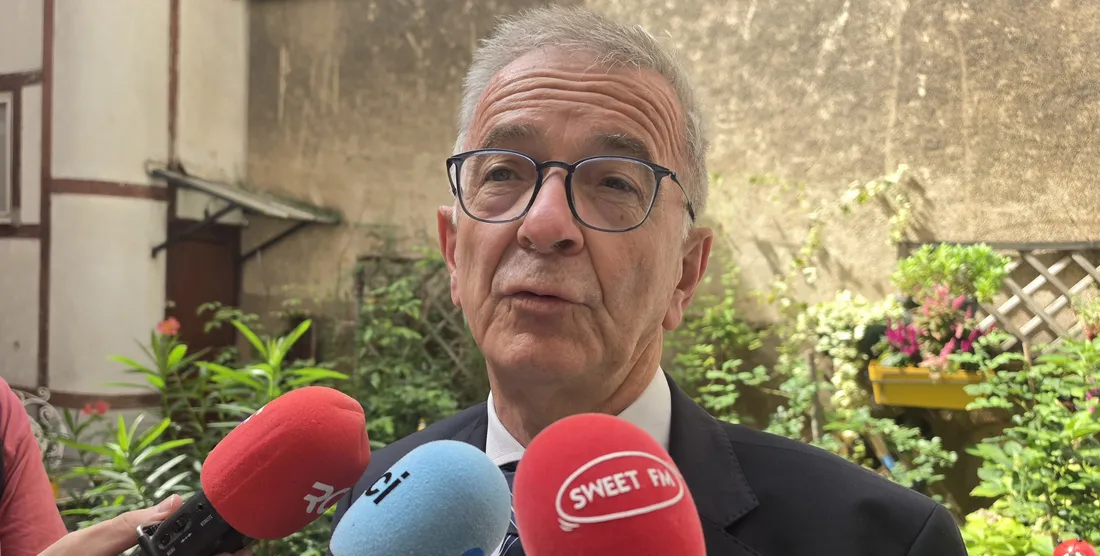 François Bonneau à l'issue de sa conférence de presse de rentrée ce mardi 25 août à Orléans.