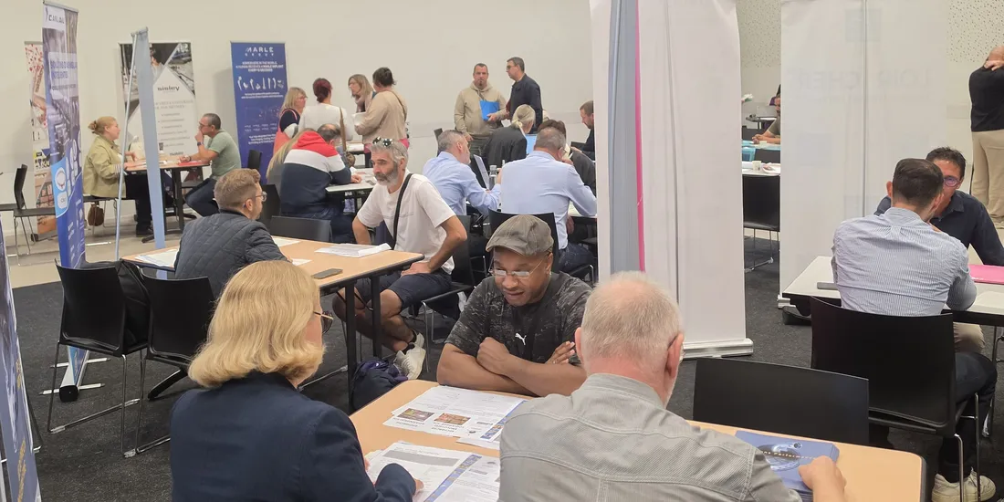 Les anciens salariés d'Enerflux étaient invités à venir rencontrer de potentiels employeurs.