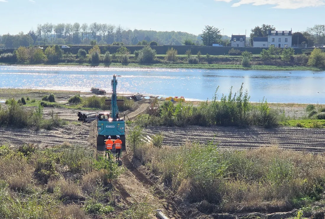 L'expérimentation est en cours juste en face de l'usine des eaux de Blois.