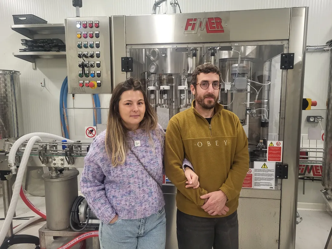 Pierre Delaunay et Alizée Lecoeur de Lou Brewery