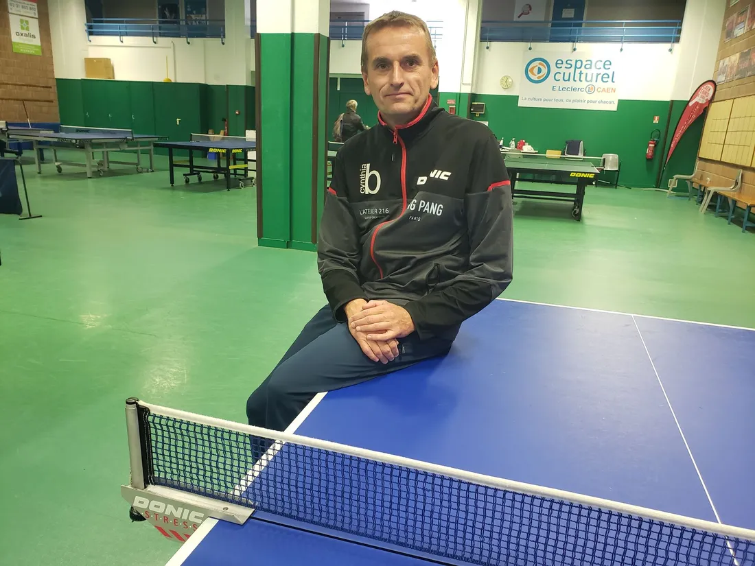 Xavier Renouvin, le coach du Caen TTC