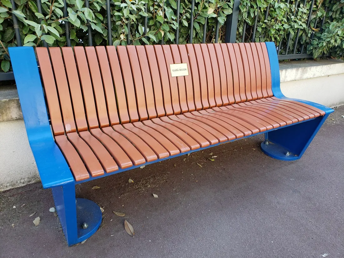 Le banc de Gisèle Bisson