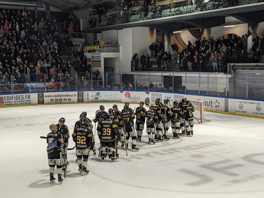 Victoire Dragons de Rouen face à Angers