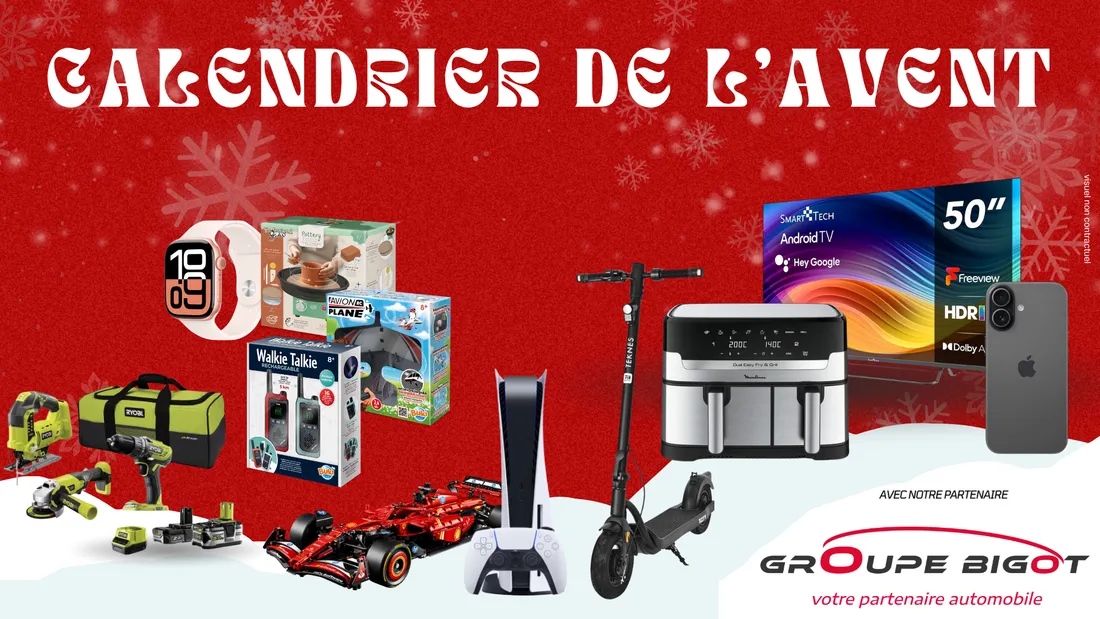 Calendrier de l'Avent Sweet FM avec le groupe Bigot