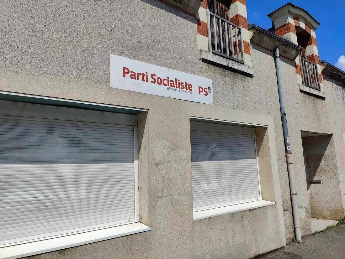 Siège PS Blois Dégrade puis nettoyé