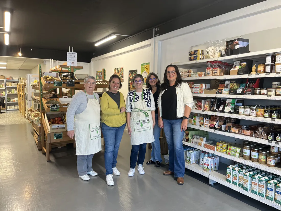 Les Fourmis Sarthoises ont créé le premier supermarché coopératif de Sarthe.
