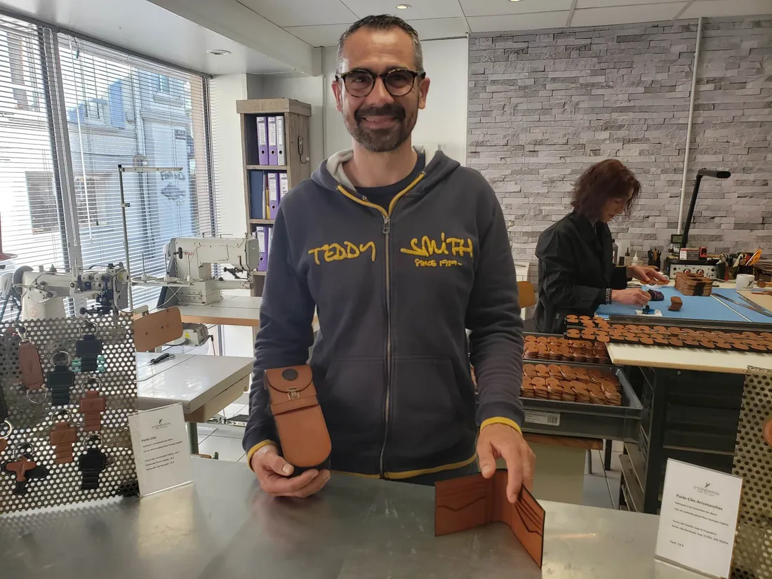 Olivier et Delphine Maingui, un couple de maroquiniers