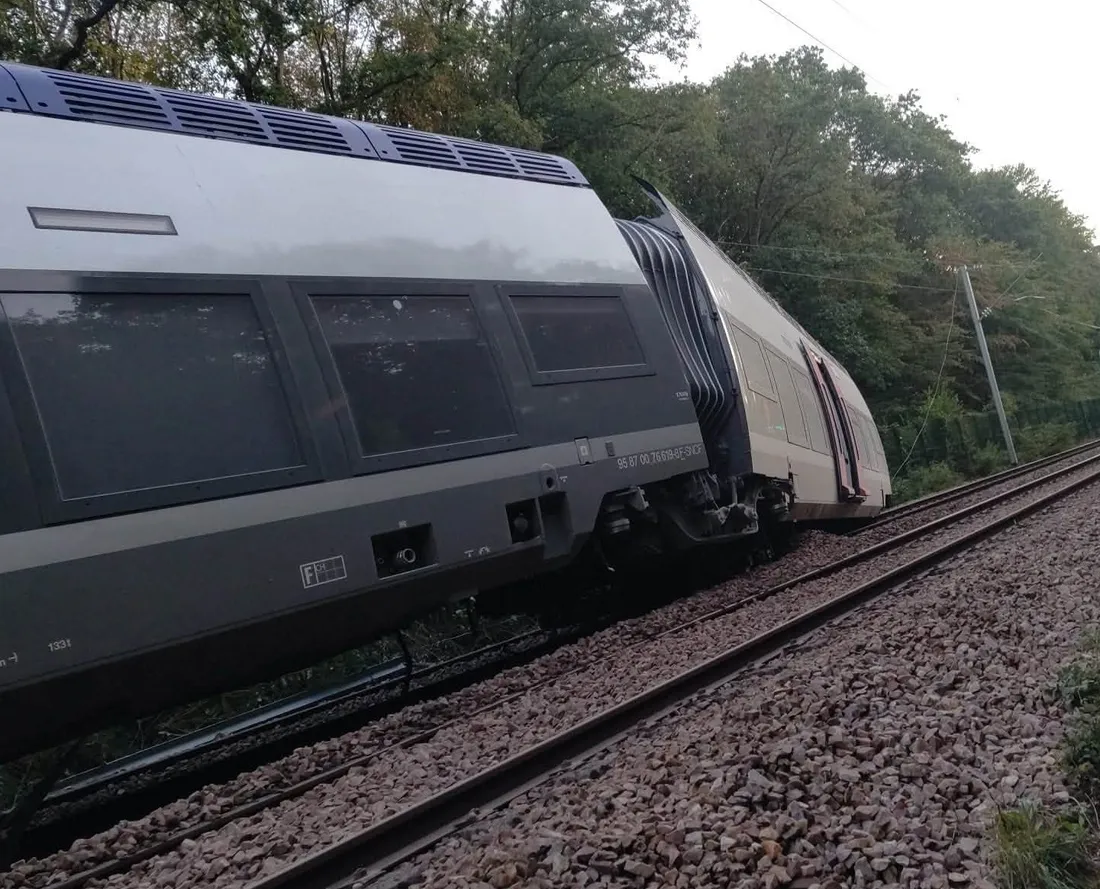 Déraillement train