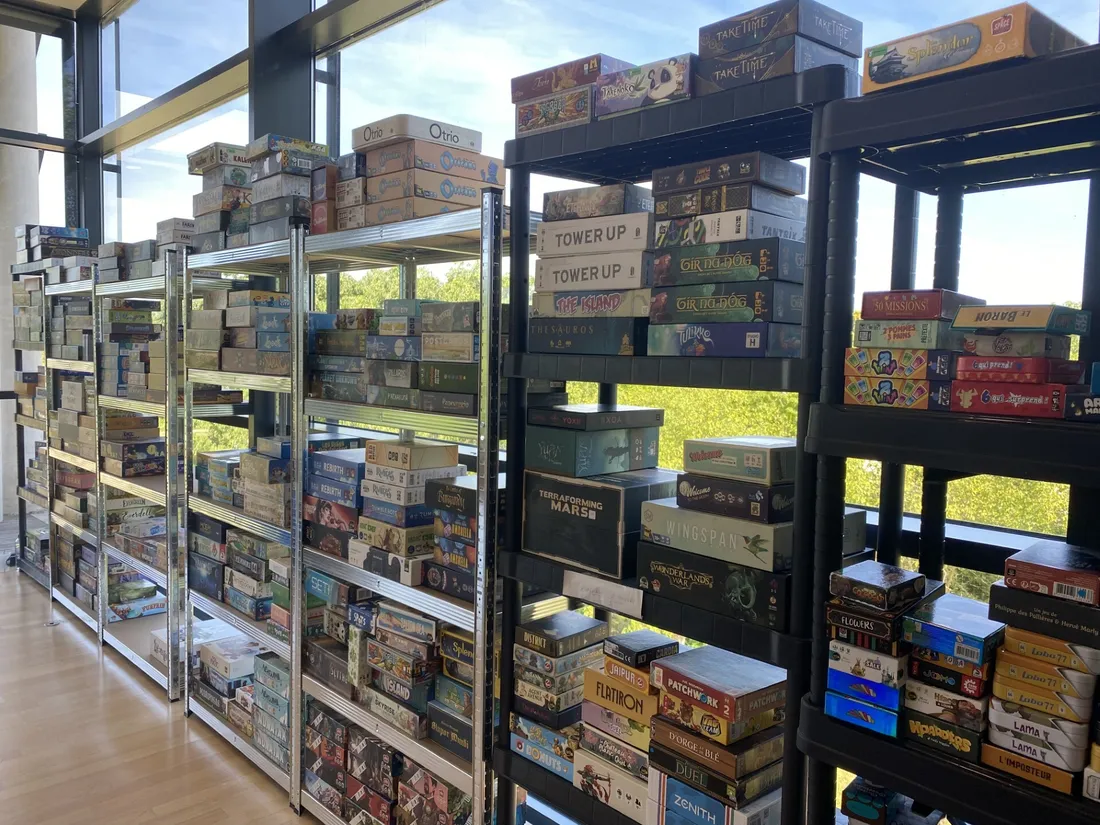 Une partie des jeux disponibles à l'essai au FestYjeux d'Issoudun, ce week-end du 25 avril. 