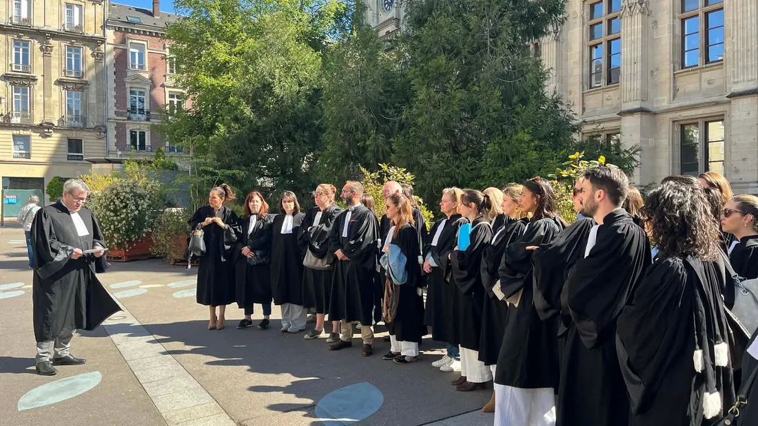 Manifestation avocats Rouen