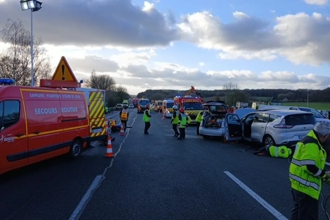 Accident sur l'A11 ce mercredi 25 novembre à hauteur d'Authon-du-Perche