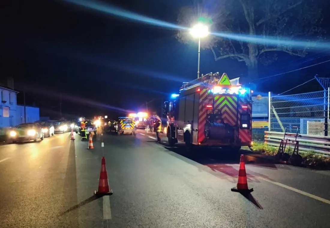 Intervention des pompiers