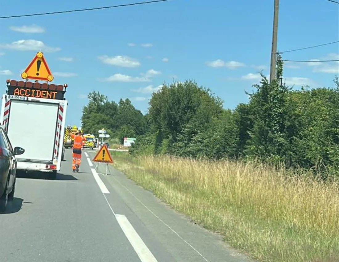 Accident à hauteur de La Bazoge ce mardi 17 juin