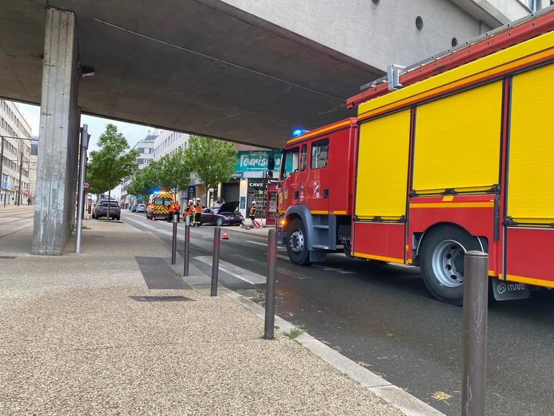 Accident au Mans ce dimanche 24 avril