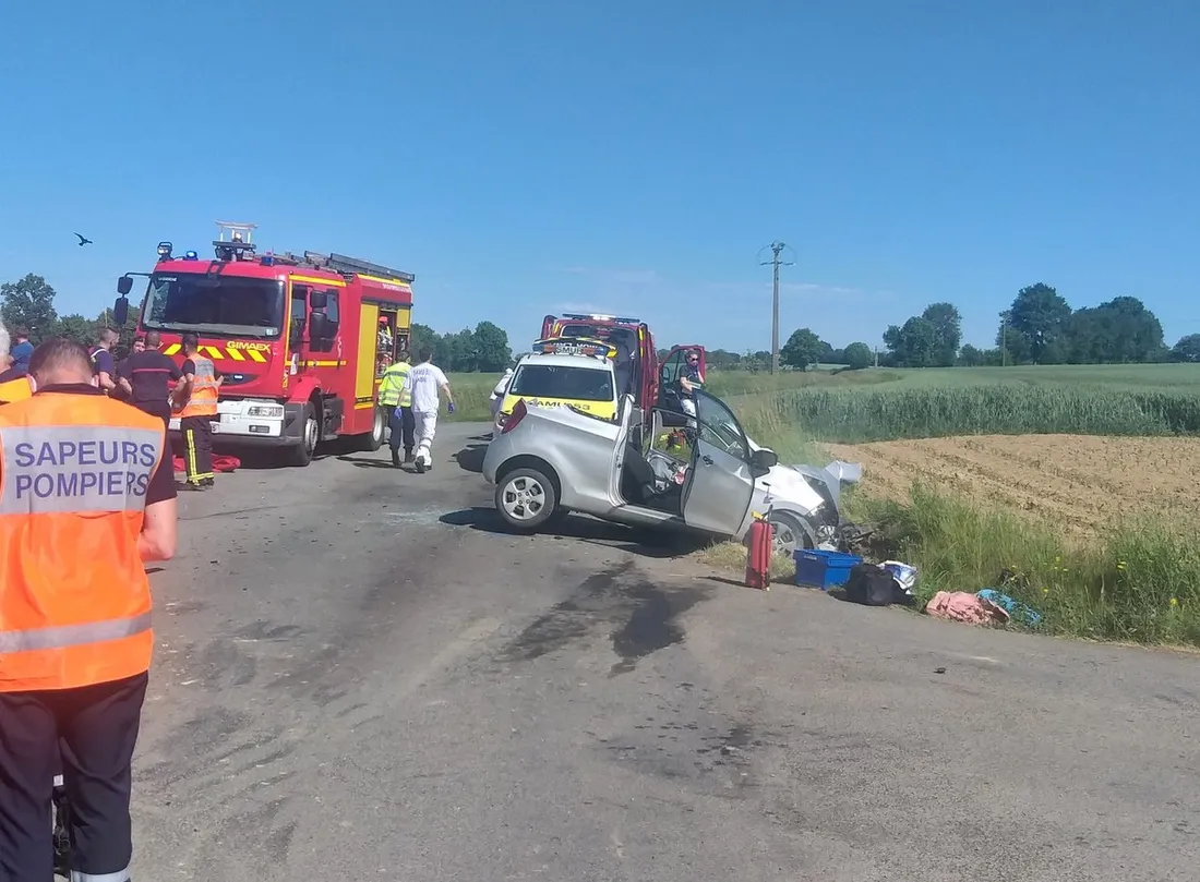 L'accident s'est produit à Méral vers 9h30