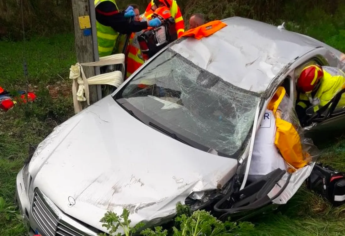 Accident survenu à Château-Gontier ce mercredi 10 avril
