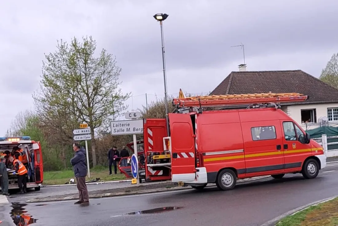 Accident à Savigné-l'Evêque