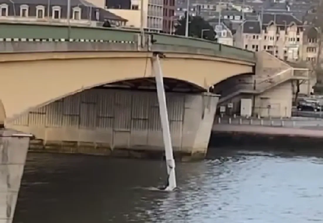 Accident de grue à Rouen