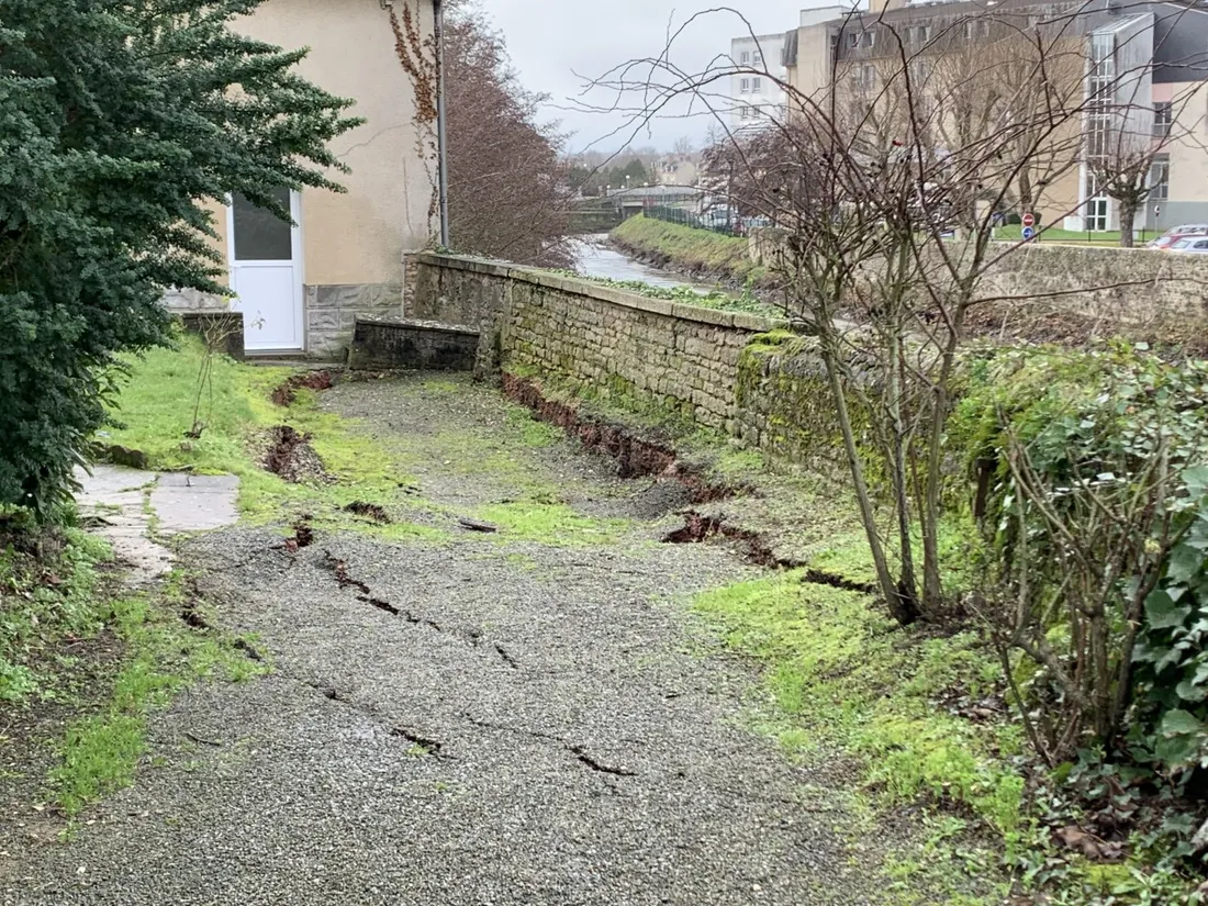 Un terrain s'est affaissé à Alençon