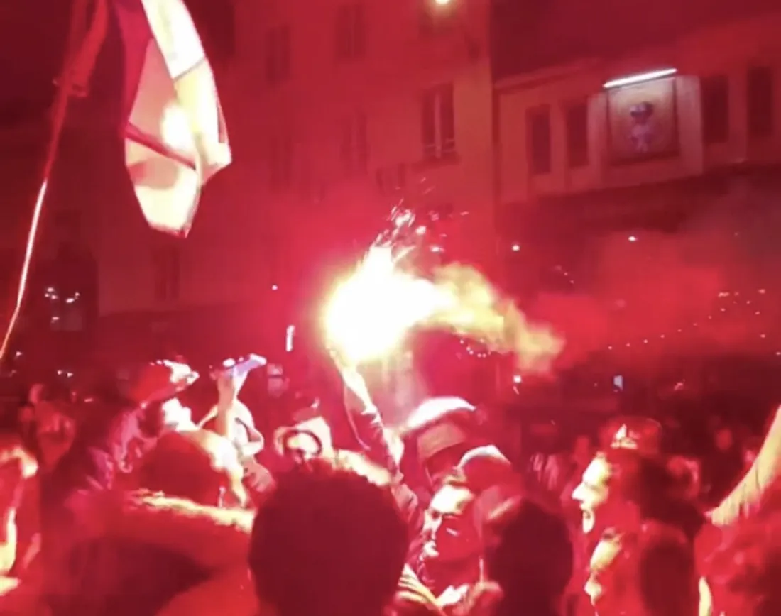 La victoire des Bleus fêtée au Mans