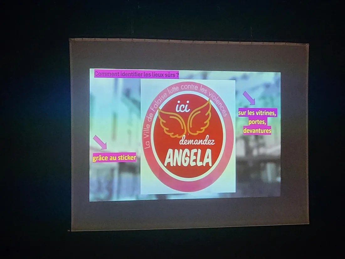 Autocollant Angela