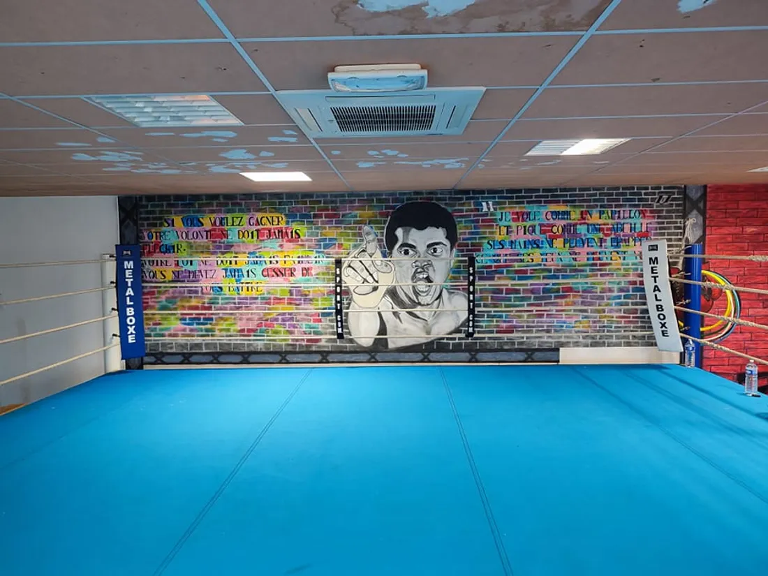 Un ring de boxe