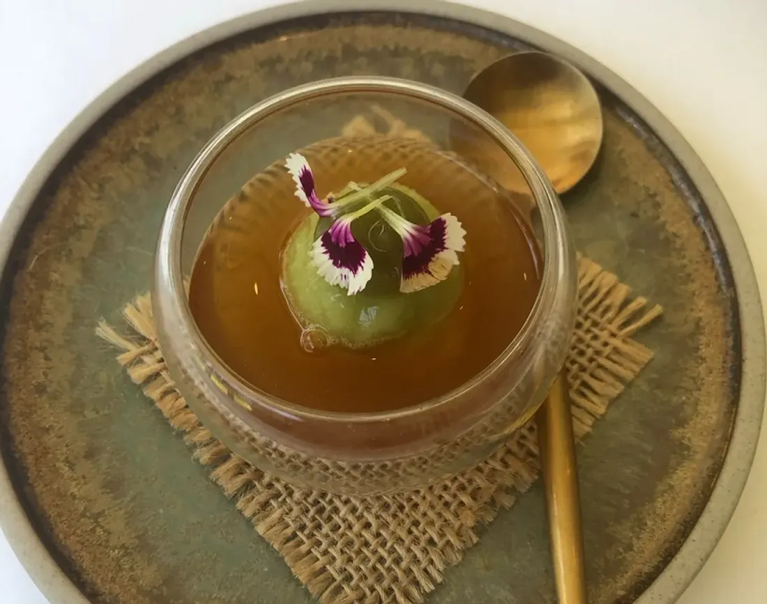 Assiette photographiée chez David Gallienne