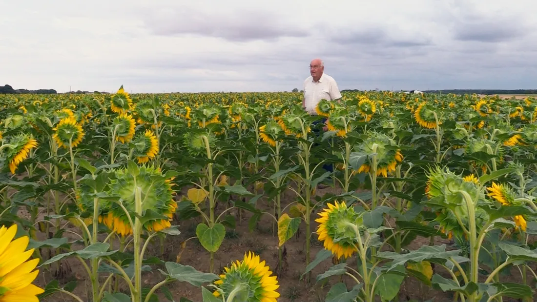 Michel très heureux dans son élément...