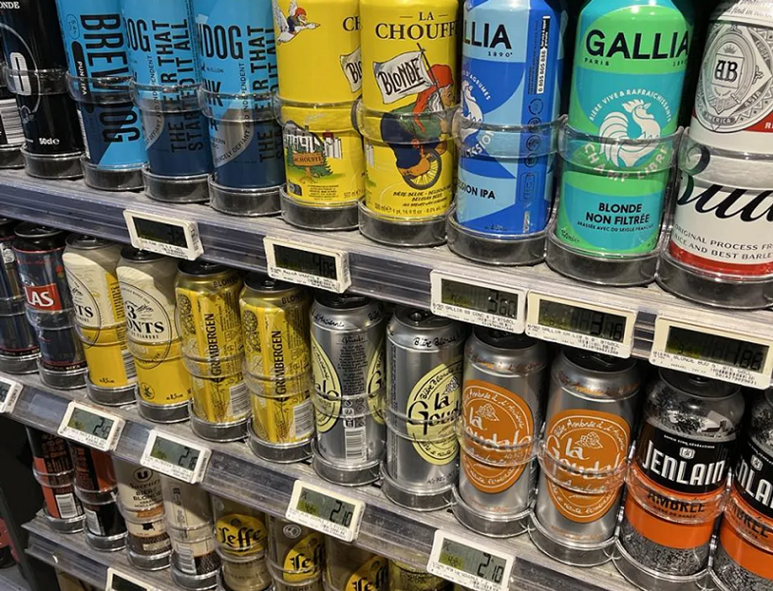 Bières en rayon